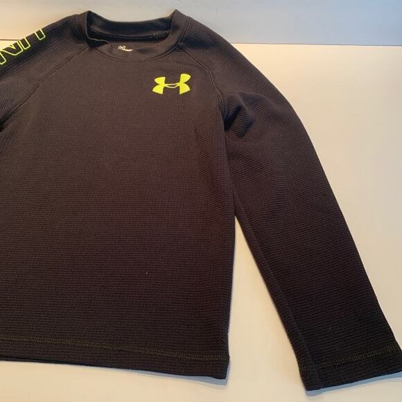 UNDER ARMOUR Boy's All-Season Gear Black Long Sleeve Shirt - Size: 4 - Picture 6 of 7